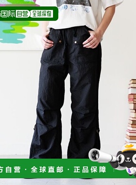 1h可退 日本直邮PAGEBOYLIM 女士侧边条纹喇叭工装裤 136270