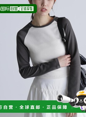 1h可退 日本直邮FREE'S MART 女装 紧致廓形 显瘦落肩长袖T恤 131