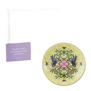 日本直邮WEDGWOOD威基伍德漫游美境系列睡莲绮梦盘子20cm骨瓷家用