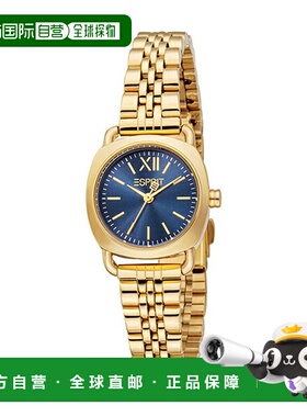 日本直邮ES1L473M0065 ESPRIT 石英深蓝色女士手表