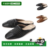 Joy 女士凉鞋 8205 日本直邮Pascucci Foulard Nero 和穆勒鞋 网眼