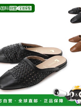 日本直邮Pascucci Joy 8205 Foulard Nero 女士凉鞋和穆勒鞋 网眼