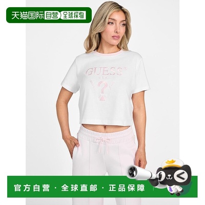 日本直邮Guess FILANTA Crop Tee [GU1432EW032287] 短袖T恤
