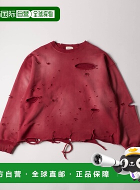 日本直邮WHO'S WHO gallery 男士 棉质做旧风格卫衣 WWZ2061106A0