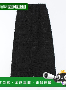 1h可退 日本直邮antiqua 女士流苏提花长裤 EP00199休闲裤阔腿裤