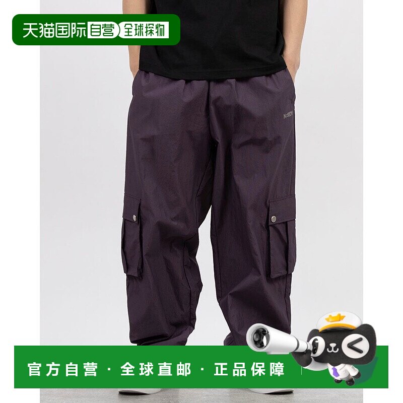 日本直邮NERDY 外袋基础梭织长裤 [NE8621EU000701] 灰色卫裤