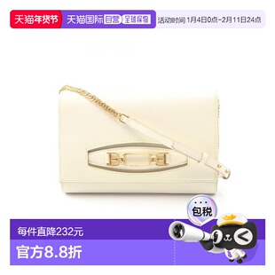 日本直邮中古Bally巴利女包A级95新shoulder bag斜挎包牛皮斜挎包