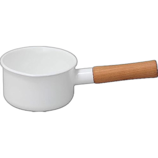 日本直邮【】Nodahoro野田珐琅 搪瓷奶锅12cm 白色 日本制CL-12MW