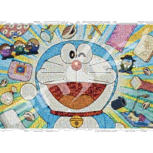 【日本直邮】ENSKY 1000片拼图机器猫马赛克艺术51x73.5cm