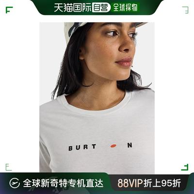 日潮跑腿Burton 女式 Burton Storyboard 24 长袖 T 恤 Stout 白