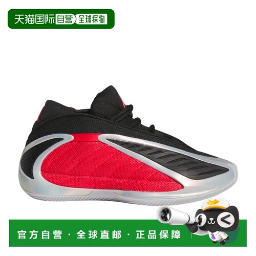 日本直邮adidas AE2 舒适耐用 低帮 篮球鞋 男女同款 银红黑
