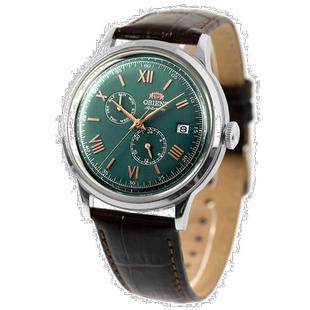 日本直邮 东方经典东方 Bambino 自动手表男士皮革表带 ORIENT RN