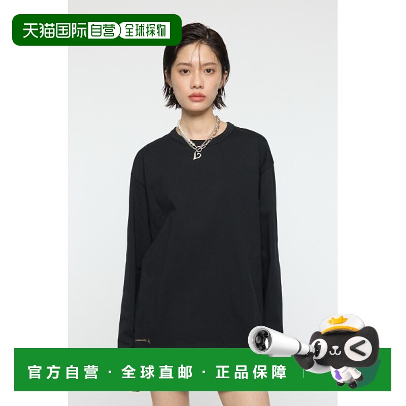 1h可退 日本直邮PROJECT U 女装 RYUSUKE SANO联名艺术印花长袖T