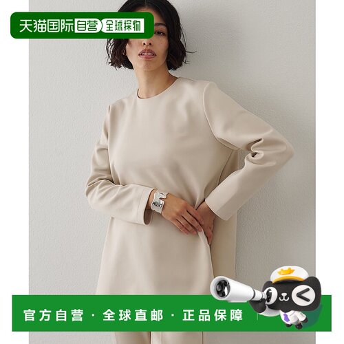 1h可退 日本直邮Whim Gazette 女装 长袖立体剪裁拉伸性针织罩衫