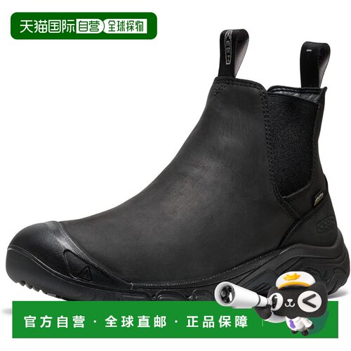 【日本直邮】KEEN ANCHORAGE BOOT IV WP 男士靴子 黑色/黑色