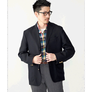 1h可退 日本直邮SHIPS 男士Outlast原创运动款羊毛混纺休闲西装夹