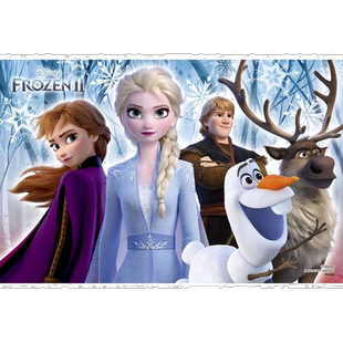 【日本直邮】Yanoman拼图132片水晶拼图冰雪奇缘2儿童益智拼装玩