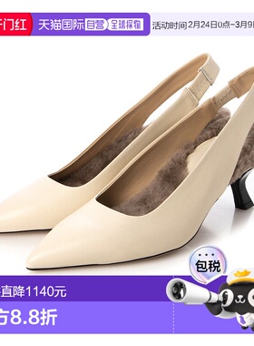 日本直邮FABIO RUSCONI 后带扣高跟鞋单鞋 FA933BW021950