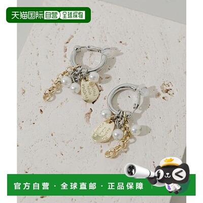 1h可退 日本直邮官方授权 SMELLY 硬币吊牌装饰耳环耳夹配饰