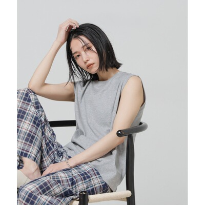 1h可退 日本直邮nano・universe 女士汗渍隐形无袖T恤 6696124302