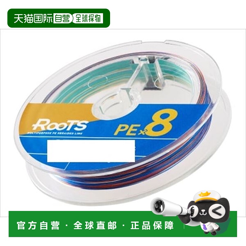 日本直邮Gosen Line Roots PEx8 300m 2 号/35 磅 多色