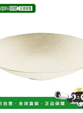 【日本直邮】鸣海鸣海 碗盘/深盘/意面盘 21cm 银白KS9103-1004