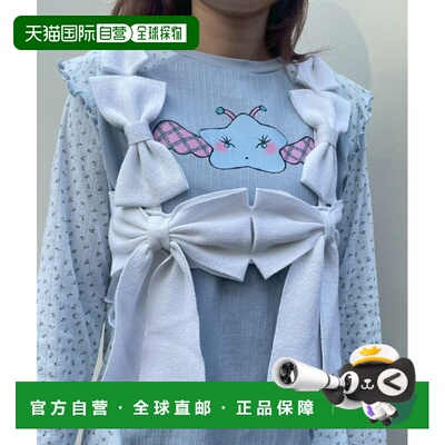 日本直邮Candy Stripper 男女同款 小花柄拼接设计层叠感T恤 1251