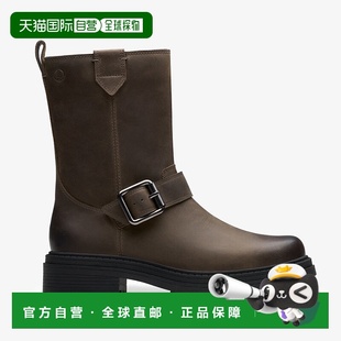 Bay 皮革 女款 Orinoco 4cm 短靴 日本直邮Clarks其乐 复古拉链