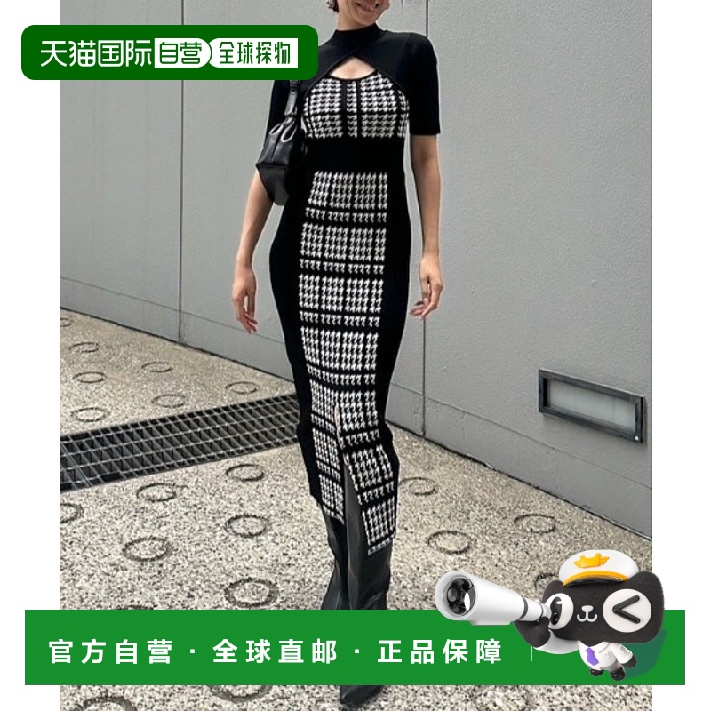 1h可退 日本直邮rienda女士紧身针织连衣裙110HA7731441
