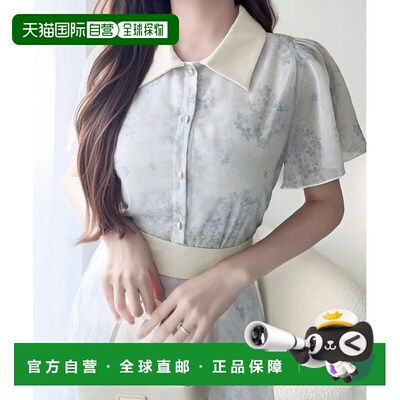 日本直邮Classical Elf 【mily bilet】夏日清凉伙伴♪透感花卉背