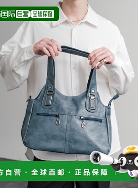 1h可退 日本直邮Rocky Monroe 男女同款 2WAY PU皮革风格单肩包