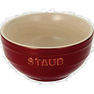 【日本直邮】Staub珐琅 陶瓷碗14cm 红色Vintage Colors 40511-86