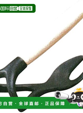 【日本直邮】Iwachu 鳄鱼纹砂锅柄 黑色 14 x 7.5 x H12cm 南部铁