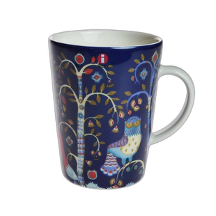 日本直邮IITTALA伊塔拉TAIKA魔幻森林系列蓝色马克杯400ml陶瓷杯