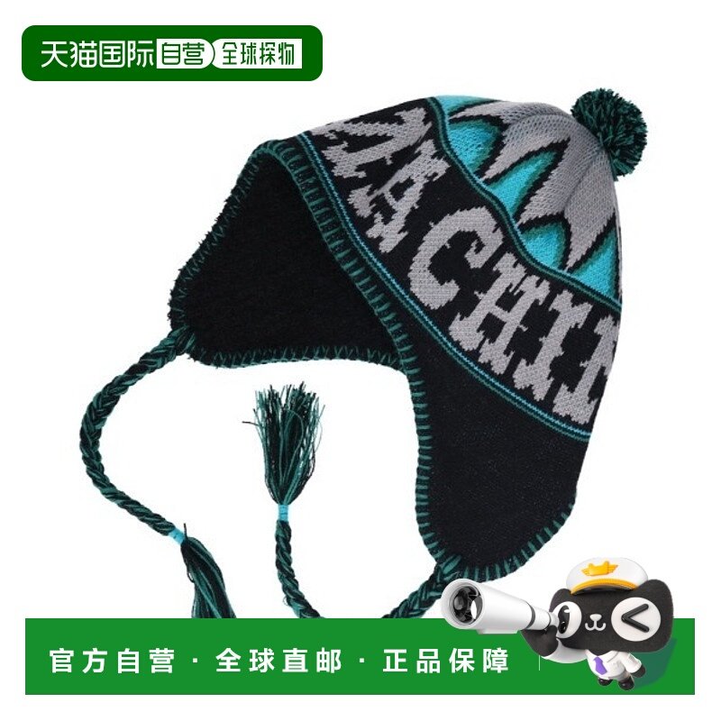 1h可退 日本直邮TOY MACHINE 男女同款 耳罩针织帽 加绒保暖 三股