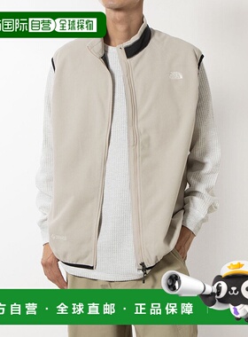 日本直邮 WS 户外男士防风背心 Enride Vest NL22460北面拉链