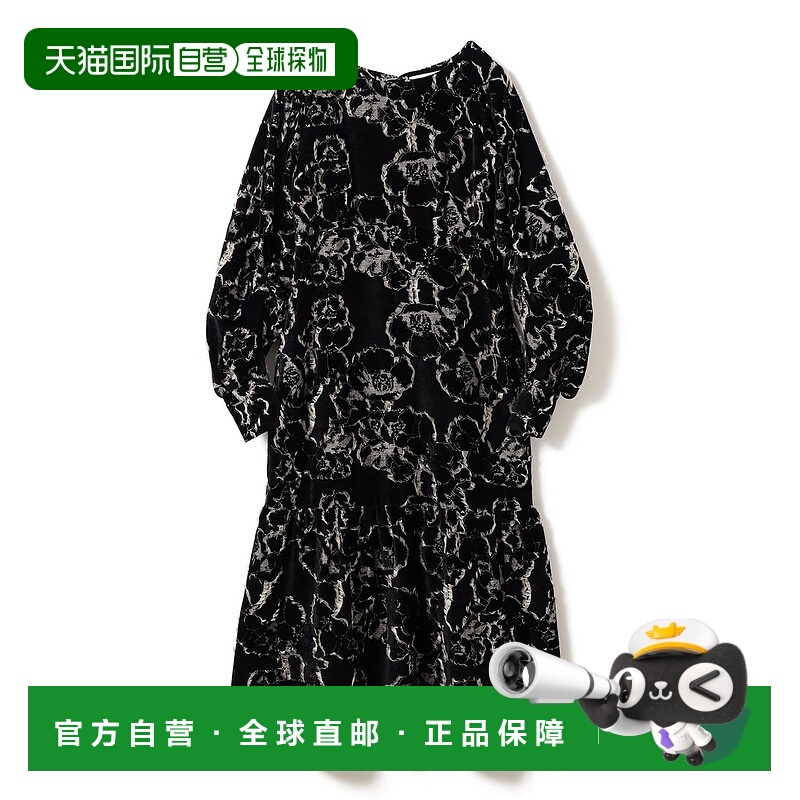 1h可退 日本直邮RBS 女士 华丽提花长裙 贝尔贝德设计 显瘦剪裁 6