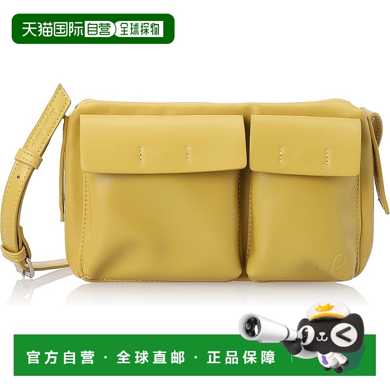 【日本直邮】Legato Largo阿耐洛 女士斜挎包/钱包 柠黄LH-F3121