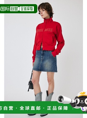 日本直邮MOUSSY 牛仔迷你裙 [MO1164EW034532] 蓝色短裙