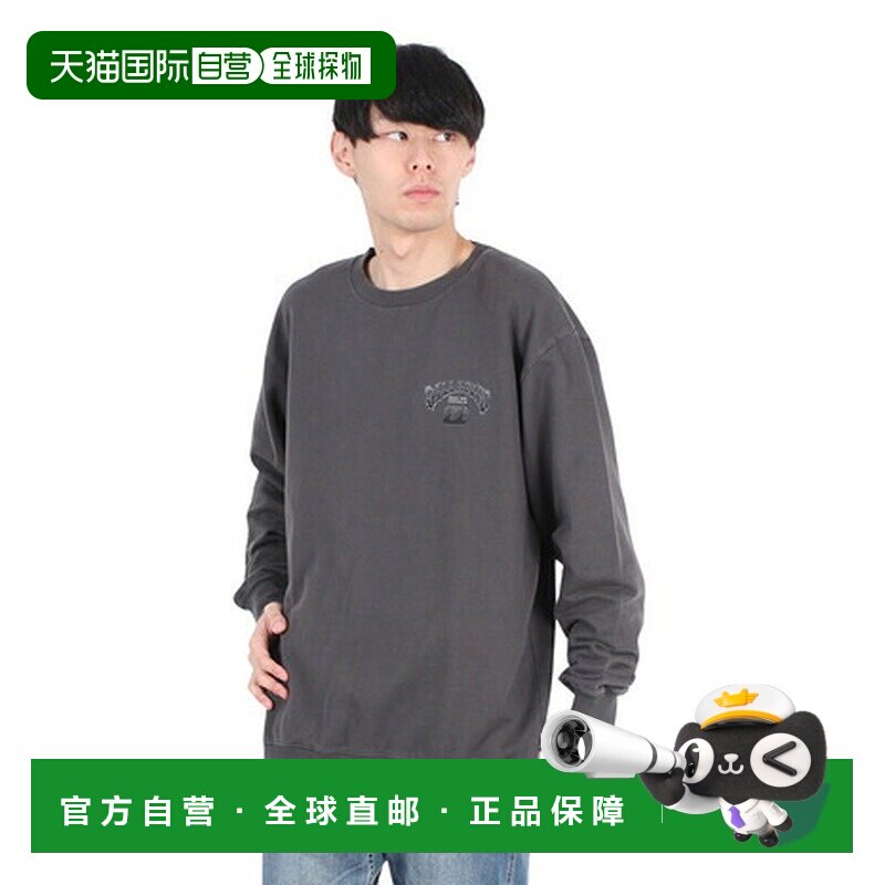 日本直邮BILLABONG男士ARCH圆领长袖卫衣BE012002上衣运动服男装图片
