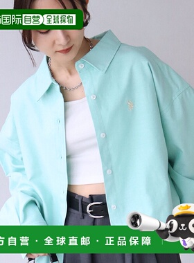 1h可退 日本直邮U.S. POLO ASSN. 女士短款长袖刺绣衬衫 PLL51701