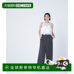 BASIC 1h可退 BEAUTY 高腰條紋褲 日本直郵NATURAL