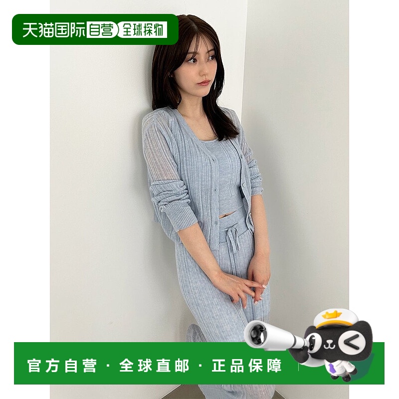 日本直邮SNIDEL sheer cardigan针织羊毛开衫