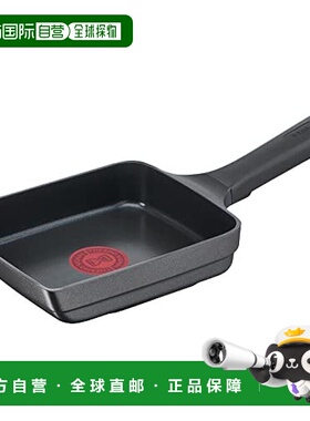 【日本直邮】T-fal 康宝莱香氛专业煎蛋器 黑色 厨房 锅具陶瓷