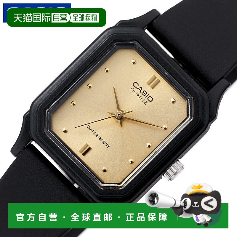 日本直邮卡西欧手表标准基础款模拟指针手表女士款金色LQ-142E-9A