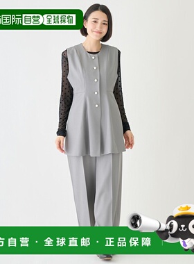 日本直邮Petit Main LIEN 中心压宽裤