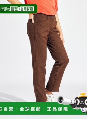 日本直邮Munsingwear 羊毛质感格纹长裤 [M01871EW012459]