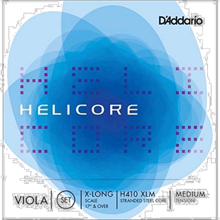 【日本直邮】达达里奥Helicore中提琴琴弦4弦套装中张力XLM H410