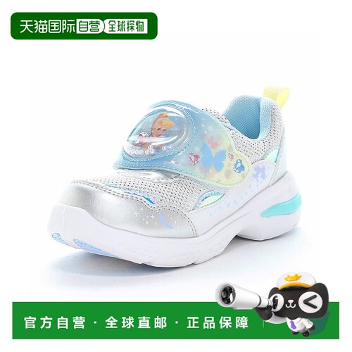 日本直邮MoonStar DN C1365LE 女童运动鞋 白色休闲鞋