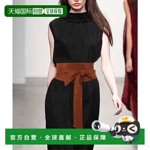 FL8218EW08247 腰饰缎带腰带 绒面革风格 日本直邮florge